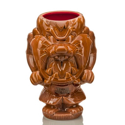Beeline Creative Geeki Tiki Space Jam Tazmanian Devil 24 Ounce Ceramic Tiki Mug
