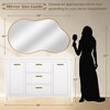 Beautyolove Irregular Aluminum Alloy Framed Wall Mirror Asymmetrical Wall Mirror - 4 of 4