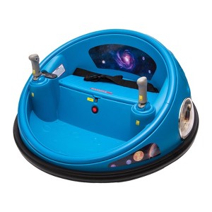 12V Kids Electric Bumper Car with Parent Remote Control, 360° Spinning & Music, 2 Speed Modes - 1 of 1