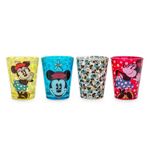 Disney Vintage Minnie Mouse 4 Piece 1.5oz Mini Glass Set - image 1 of 4