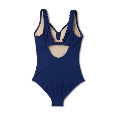 Women's 1-piece Swimsuit - Kamiye Fili Petrol - Dark petrol blue