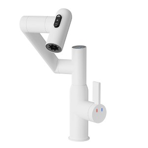 PAGED Bathroom Faucet Rotary Bathroom Sink Faucet with Spray Function and Temperature Display, Faucet for Bathroom Sink - 1 of 4