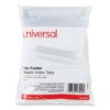 Universal Hanging File Folder Plastic Index Tabs, 1/3-Cut, Clear, 3.7" Wide, 50/Pack - 4 of 4