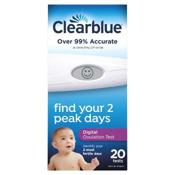  Clearblue Advanced Digital Ovulation Test, Predictor Kit,  featuring Advanced Ovulation Tests with digital results, 10 Ovulation Tests  (Pack of 1) : Health & Household