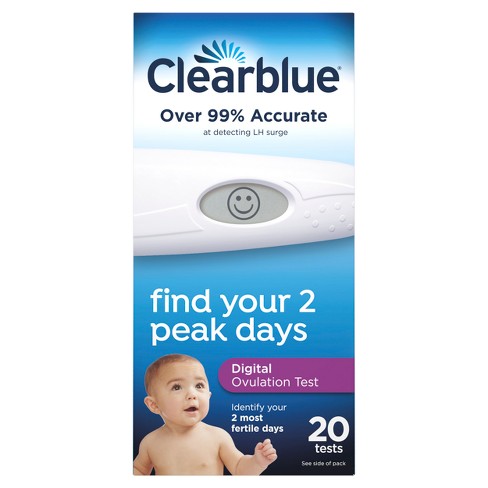 Clearblue Digital Ovulation Predictor Kit with Digital Ovulation Test Results - 20ct - image 1 of 4