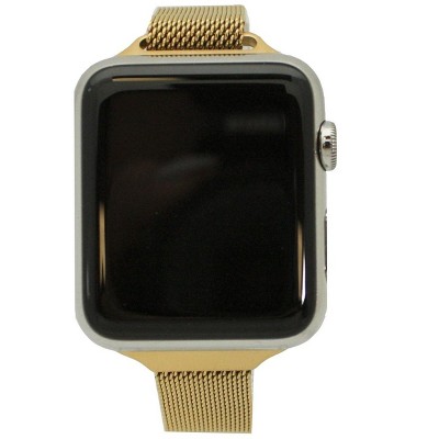Olivia Pratt Solid Skinny Mesh Apple Watch Band