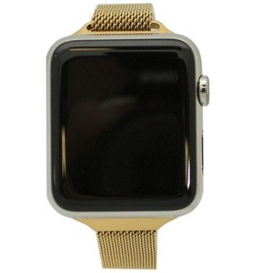 Olivia Pratt Solid Skinny Mesh Apple Watch Band - 1 of 4