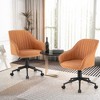 Tangkula Set of 2 Adjustable Office Chair Rolling Swivel Armchair Computer Desk Chair - 2 of 4