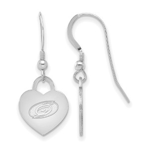 Black Bow Jewelry Sterling Silver  NHL Dangle Earrings - 1 of 4