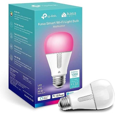 Kasa Smart Bulb 1000 Lumens Smart Dimmable Color Changing Light Bulb Compatible With Alexa And Google Home - 60W