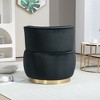 360 Degree Swivel Cuddle Barrel Accent Sofa Chairs with Wide Upholstered - 4 of 4