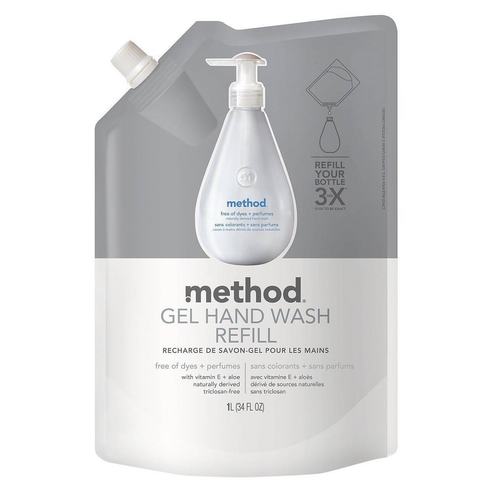 UPC 817939006580 product image for Method Free + Clear Gel Hand Soap - 34 fl oz | upcitemdb.com