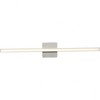 Progress Lighting Phase 4 1-Light LED Linear Vanity Light, Brushed Nickel, Rectangular Acrylic Shade - 3 of 4
