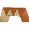 INSPIRE CHIC Women's Solid Contrast Color Pleated Long Satin Neck Scarves 49.2"x4.3" 1 Pc - 4 of 4