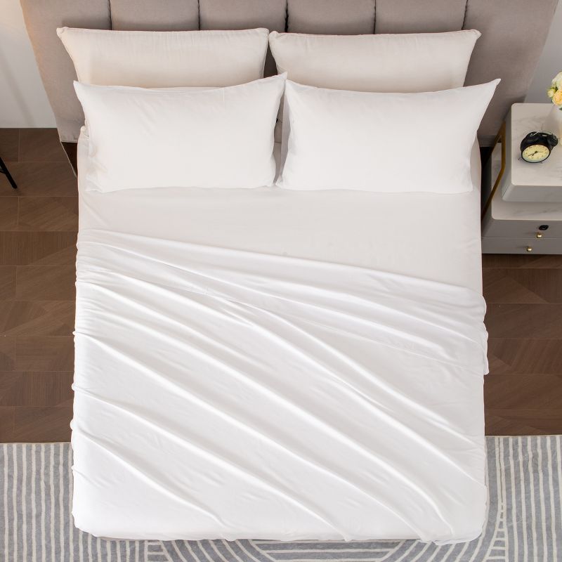 Alpine Swiss 4 Piece Microfiber Bed Sheet Set King Queen Super Soft Hotel Luxury Bedding Pillowcases Sheets 16 inch Deep Pocket, 2 of 8