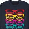 Men's - Coca-Cola - Retro Sunglasses Graphic Fleece Sweatshirt - 2 of 4