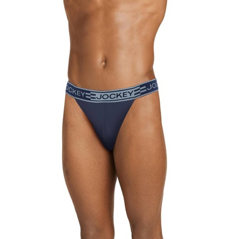 Men's Bamboo Cotton Elastane Mesh Brief with Ultrasoft Waistband and Stay  Dry Treatment - Navy Melange