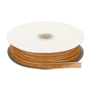 Unique Bargains Soft Single Face Spool Silky Velvet Ribbon for Bouquets DIY Gift Craft - 1 of 3