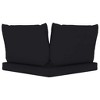 vidaXL Chair Cushion 3 Pcs, Water Repellent Outdoor Pallet Cushion, Seat Cushion Sofa Pad for Garden Patio Furniture - 3 of 4