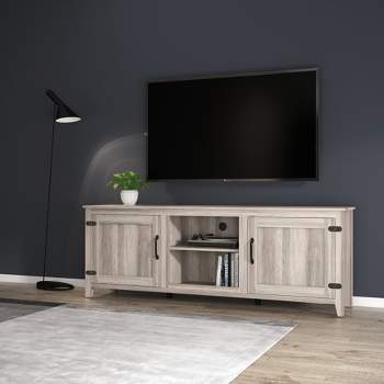 Costway Tv Stand For Tv Up To 60'' Media Console Table Storage With ...