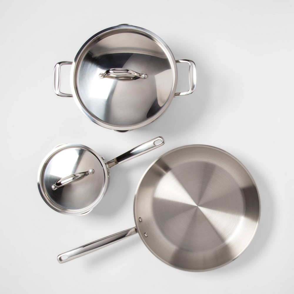 5pc Stainless Steel Cookware Set - Made By Design™