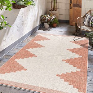 Hauteloom Djugun Peach Fuzz Indoor & Outdoor Area Rug - 1 of 4