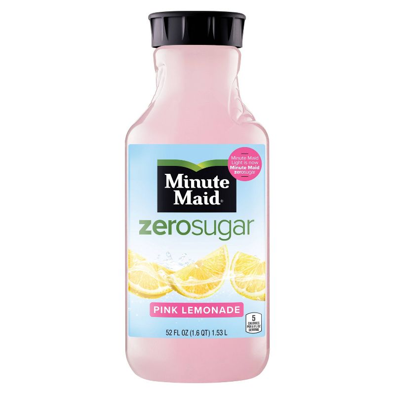 Minute Maid Zero Sugar Strawberry Lemonade - 52oz, 2 of 7