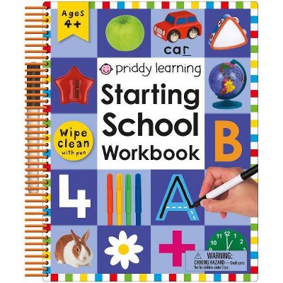 Wipe Clean: Starting School Workbook - by Various (Spiral) (Spiral Bound)