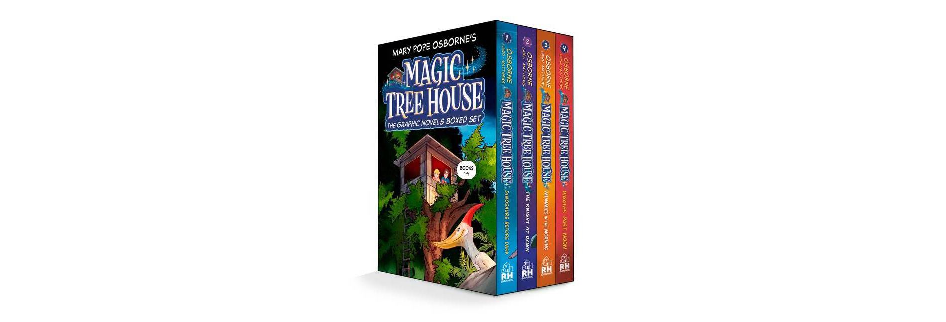 Magic Tree House Graphic Novel Starter Set - (Magic Tree House Graphic Novels) by  Mary Pope Osborne (Mixed Media Product)