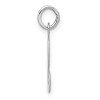 Black Bow Jewelry 14k White Gold, Sophia Collection, Small Script Initial L Pendant - 2 of 4