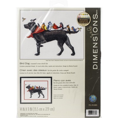 Dimensions Counted Cross Stitch Kit 14"X11"-Bird Dog (14 Count)