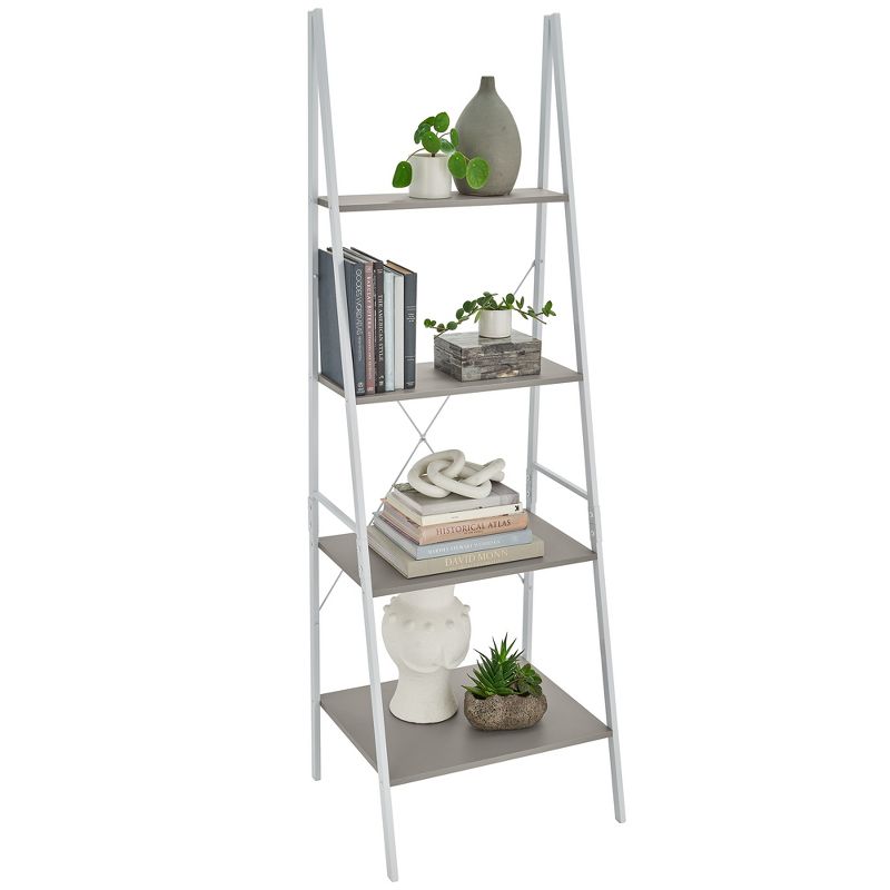 Book Shelf Ladder Shelf Mixed Material Taupe - ClosetMaid, 2 of 6