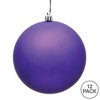 Vickerman Purple Ball Ornament - 3 of 4
