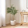 NicBex Artificial Tree Faux Plants 4FT Artificial Nandina Tree Indoor with Wood Trunk, Room Decor for Home, Porch - 3 of 4