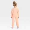 Toddler Girls' 2pc Bluey Halloween Fleece Sweatshirt and Pants Set - Orange - 2 of 4
