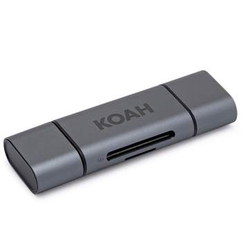 Koah PRO 2-in-1 Aluminum Shell OTG Dual Slot SD Card Reader