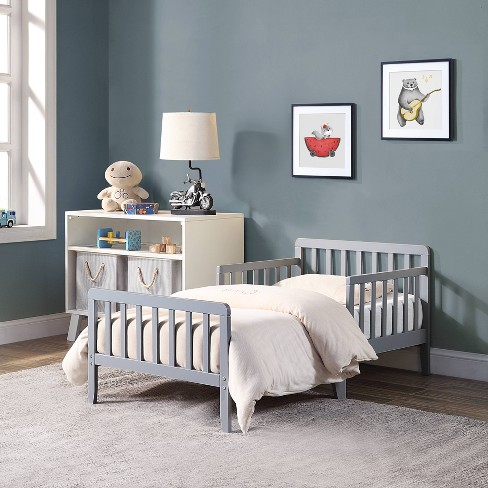 Grey store toddler bed