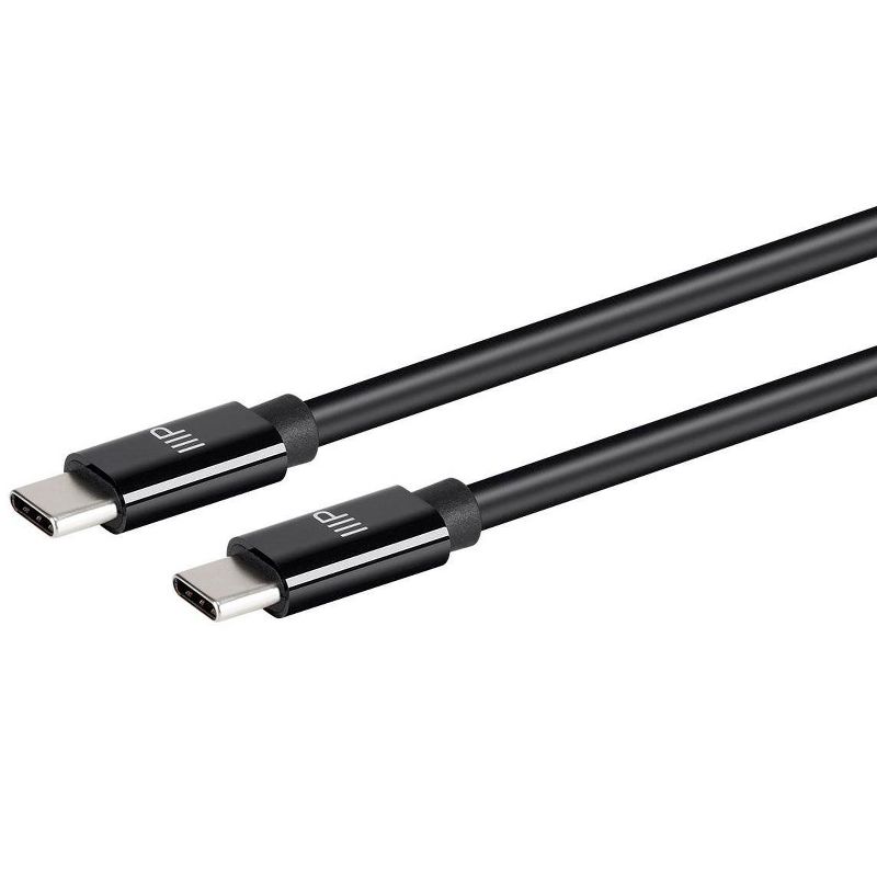 Monoprice TPE Jacketed USB C to USB C 2.0 Cable - 10 Feet - Black | Fast Charging, High Speed, Up to 5A/100W, Type C, Compatible with iPad / Samsung, 2 of 5
