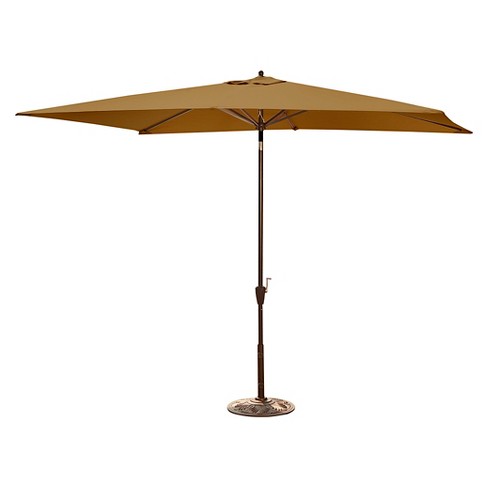 Island Umbrella Adriatic Market Umbrella In Stone Sunbrella 6 5 X 10 Target