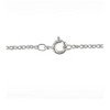 Pompeii3 Solid 10k White Gold 18" Dainty Chain With Spring Ring - image 4 of 4