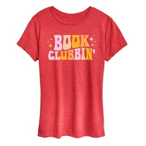 Women's - Instant Message - Book Clubbin Short Sleeve Graphic T-Shirt - 1 of 4