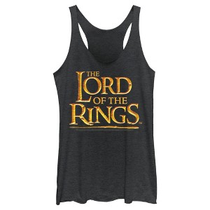 Women's Lord of the Rings Fellowship of the Ring Movie Logo Racerback Tank Top - 1 of 4