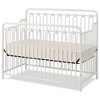 L.A. Baby Baldwin 4 in 1 Convertible Full Sized Metal Crib - Alabaster White - 2 of 4