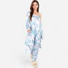 Anna-Kaci Lounge Women's Floral Print 3-Piece Pajama Set with Long Cardigan and Elastic Waist Pants - 2 of 4
