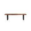Taran Designs,Oren 66" Live Edge Solid Wood Dining Bench - 2 of 4