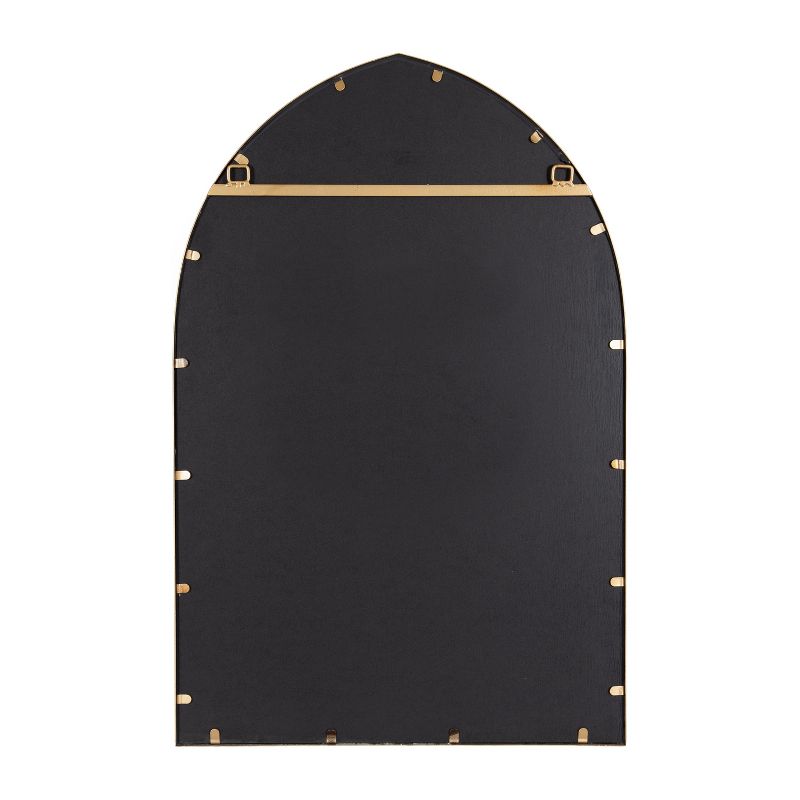 Kate and Laurel Larisa Framed Arch Mirror, 24x36, Gold, 4 of 10