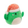 Squishmallows 12" Maritza Cactus with Santa hat Medium Plush - 2 of 4