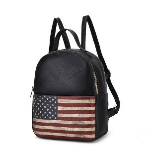 MKF Collection Briella Vegan Leather Women’s FLAG Backpack by Mia K - 1 of 4
