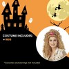 Costume Culture by Franco LLC 80's Scrunchie Sweetie Adult Costume Wig | Blonde - 4 of 4