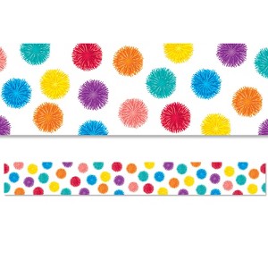 Creative Teaching Press Pom Dots EZ Border, 48 Feet (Pack of 6) - 1 of 1